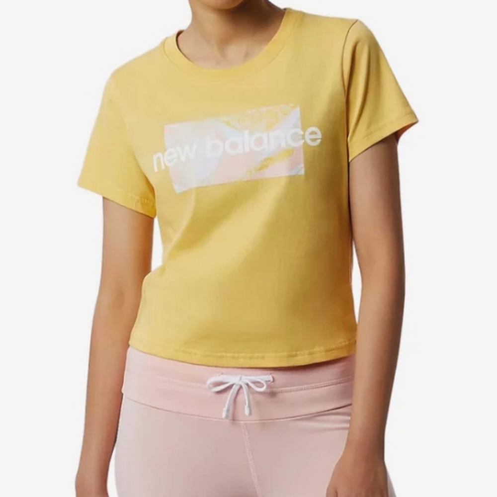 NWT New Balance Athletics Mystic Minerals T-Shirt - Yellow, Size M